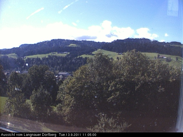 Webcam-Bild: Aussicht vom Dorfberg in Langnau 20110913-110500