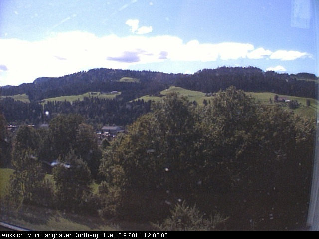 Webcam-Bild: Aussicht vom Dorfberg in Langnau 20110913-120500