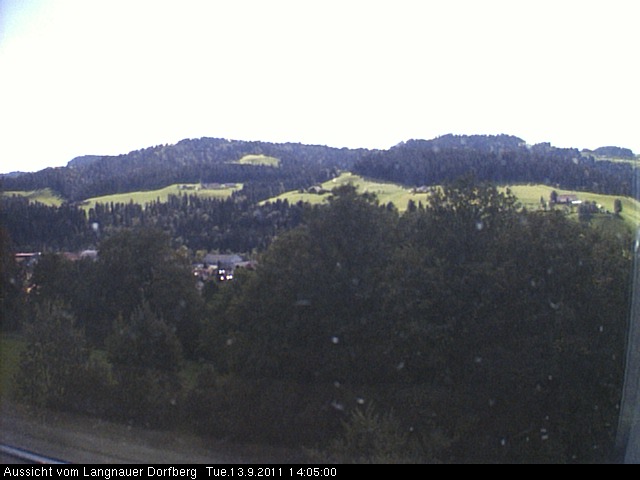Webcam-Bild: Aussicht vom Dorfberg in Langnau 20110913-140500