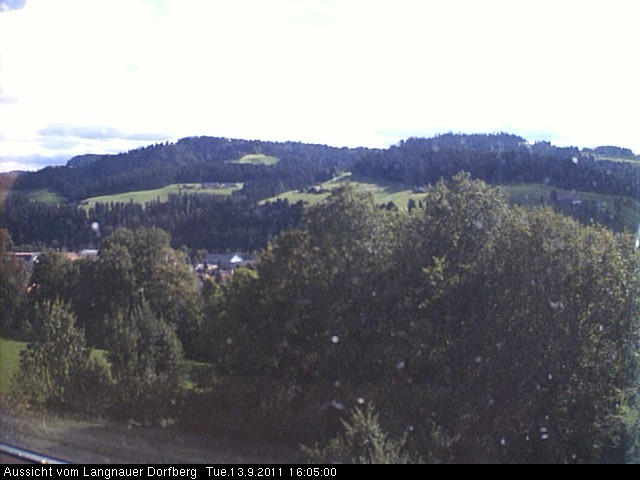 Webcam-Bild: Aussicht vom Dorfberg in Langnau 20110913-160500