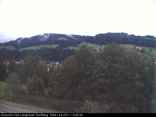 Webcam-Bild: Aussicht vom Dorfberg in Langnau 20110914-160500