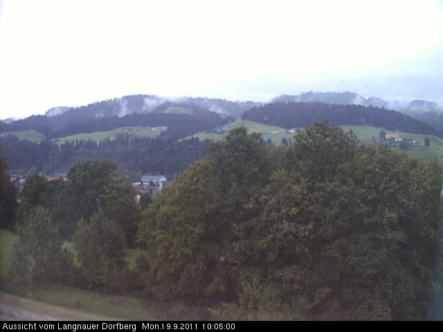 Webcam-Bild: Aussicht vom Dorfberg in Langnau 20110919-100500