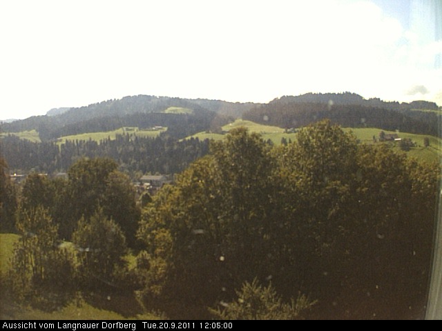 Webcam-Bild: Aussicht vom Dorfberg in Langnau 20110920-120500