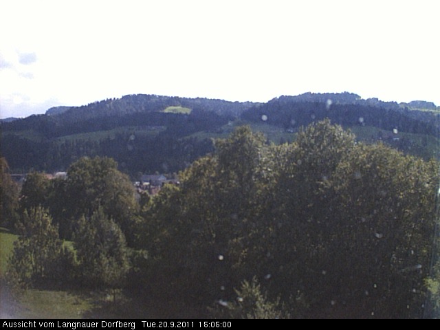 Webcam-Bild: Aussicht vom Dorfberg in Langnau 20110920-150500