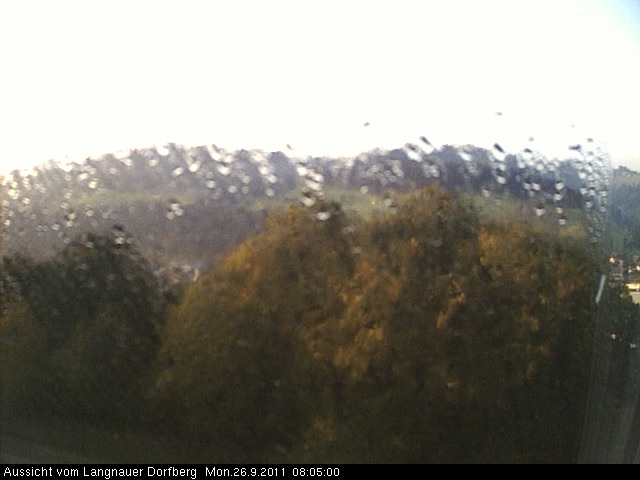 Webcam-Bild: Aussicht vom Dorfberg in Langnau 20110926-080500
