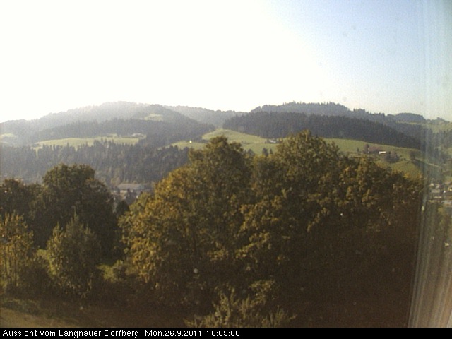 Webcam-Bild: Aussicht vom Dorfberg in Langnau 20110926-100500