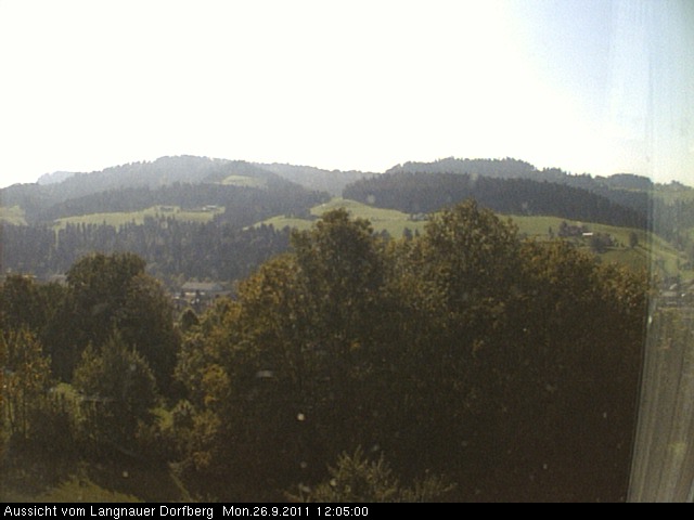 Webcam-Bild: Aussicht vom Dorfberg in Langnau 20110926-120500