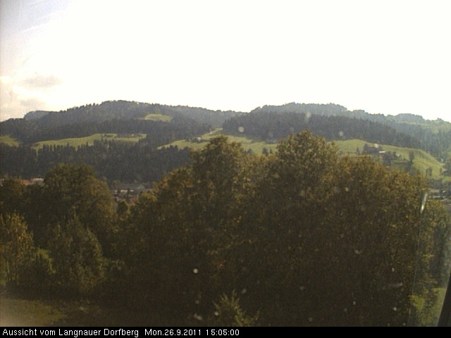 Webcam-Bild: Aussicht vom Dorfberg in Langnau 20110926-150500