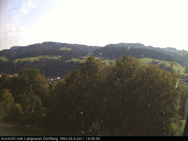 Webcam-Bild: Aussicht vom Dorfberg in Langnau 20110926-160500