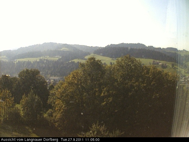 Webcam-Bild: Aussicht vom Dorfberg in Langnau 20110927-110500