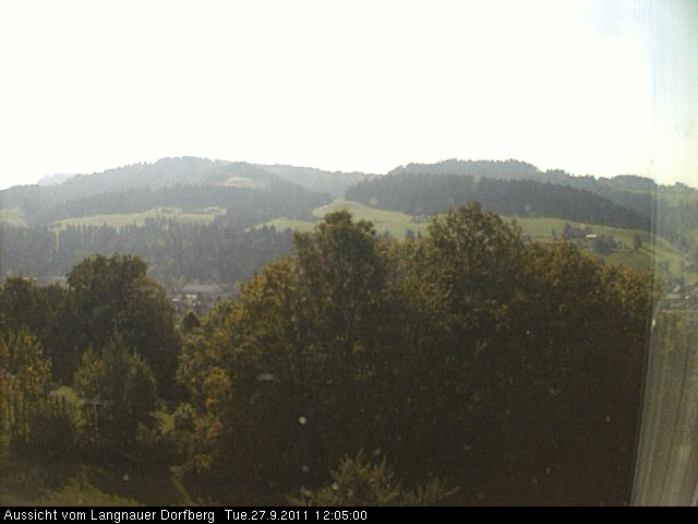 Webcam-Bild: Aussicht vom Dorfberg in Langnau 20110927-120500