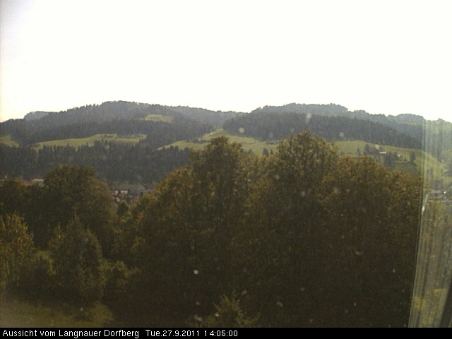 Webcam-Bild: Aussicht vom Dorfberg in Langnau 20110927-140500