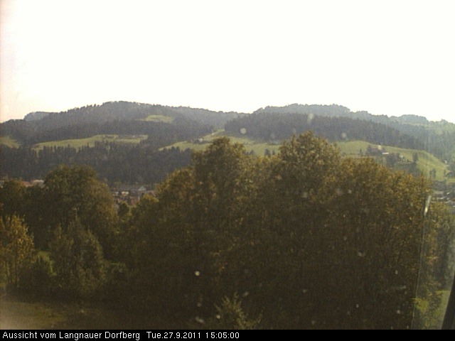 Webcam-Bild: Aussicht vom Dorfberg in Langnau 20110927-150500