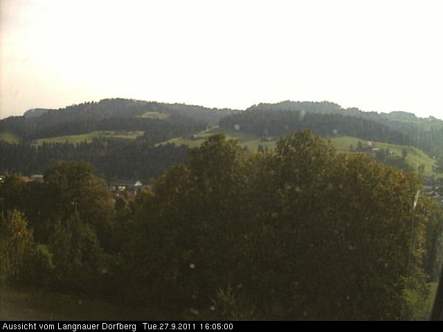 Webcam-Bild: Aussicht vom Dorfberg in Langnau 20110927-160500
