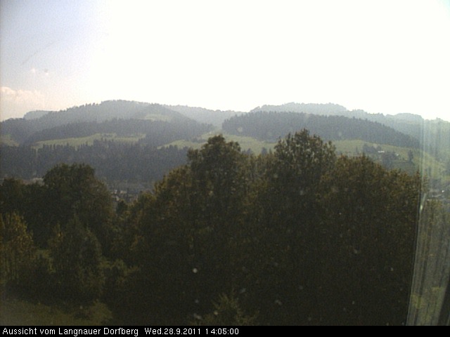 Webcam-Bild: Aussicht vom Dorfberg in Langnau 20110928-140500