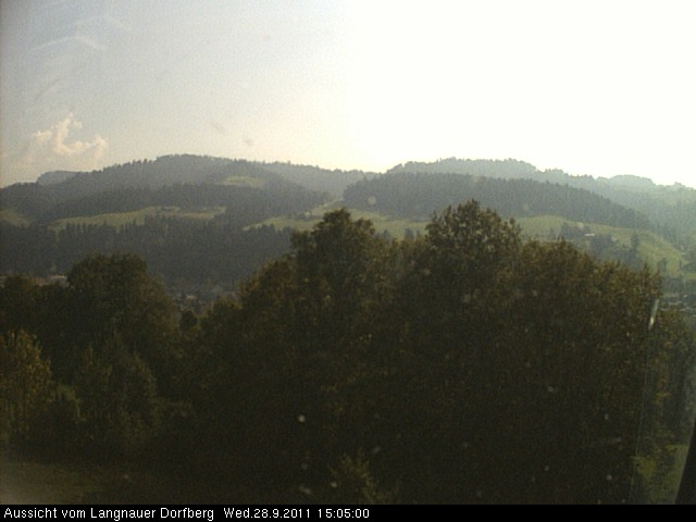 Webcam-Bild: Aussicht vom Dorfberg in Langnau 20110928-150500