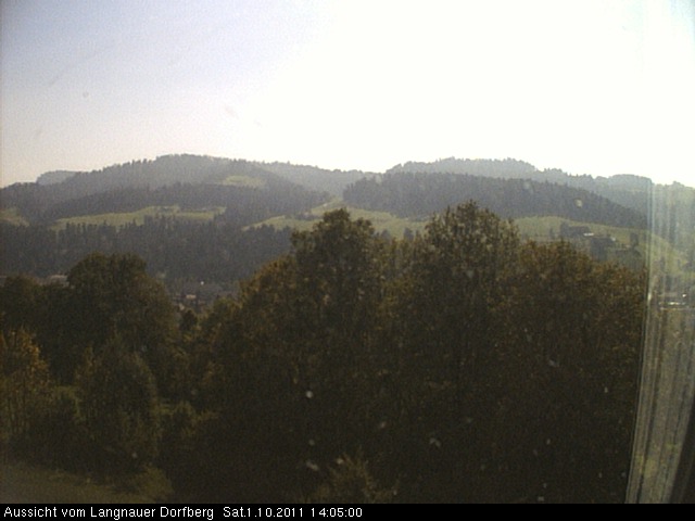 Webcam-Bild: Aussicht vom Dorfberg in Langnau 20111001-140500
