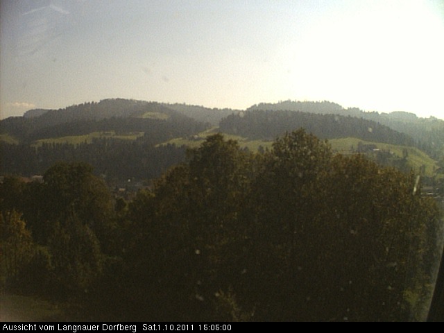 Webcam-Bild: Aussicht vom Dorfberg in Langnau 20111001-150500