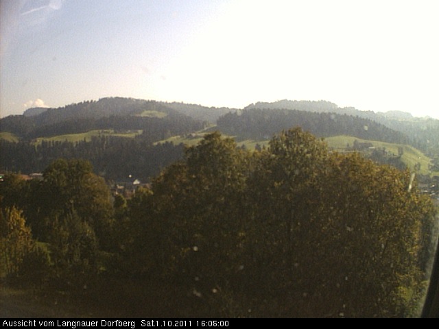 Webcam-Bild: Aussicht vom Dorfberg in Langnau 20111001-160500