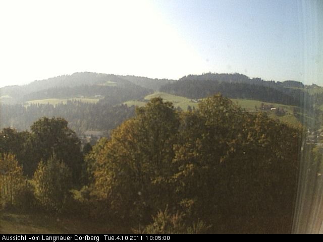 Webcam-Bild: Aussicht vom Dorfberg in Langnau 20111004-100500