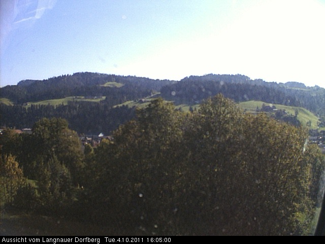Webcam-Bild: Aussicht vom Dorfberg in Langnau 20111004-160500