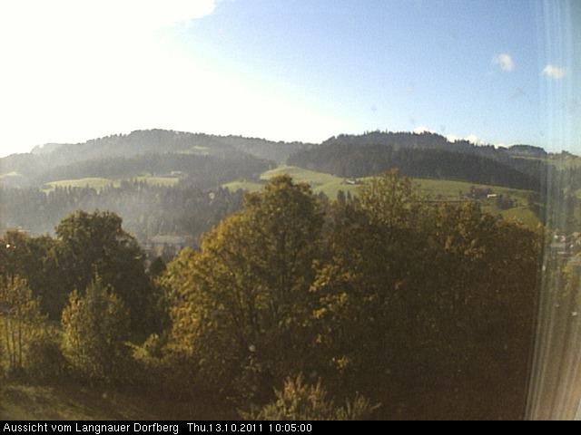 Webcam-Bild: Aussicht vom Dorfberg in Langnau 20111013-100500