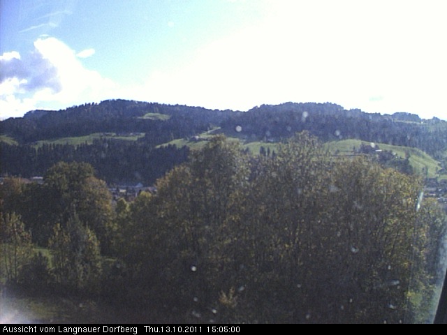 Webcam-Bild: Aussicht vom Dorfberg in Langnau 20111013-150500