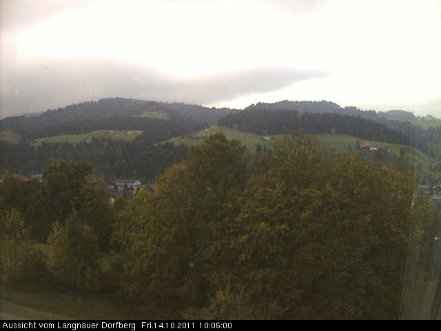 Webcam-Bild: Aussicht vom Dorfberg in Langnau 20111014-100500