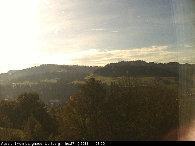 Webcam-Bild: Aussicht vom Dorfberg in Langnau 20111027-110500