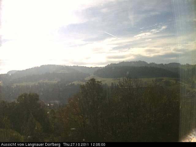 Webcam-Bild: Aussicht vom Dorfberg in Langnau 20111027-120500