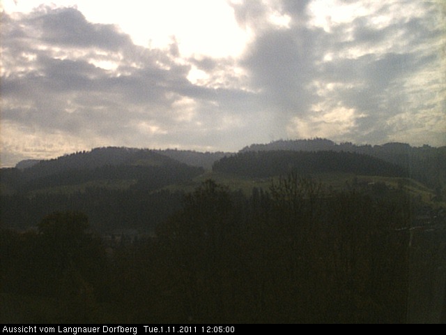 Webcam-Bild: Aussicht vom Dorfberg in Langnau 20111101-120500