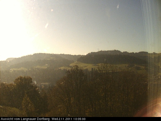 Webcam-Bild: Aussicht vom Dorfberg in Langnau 20111102-100500