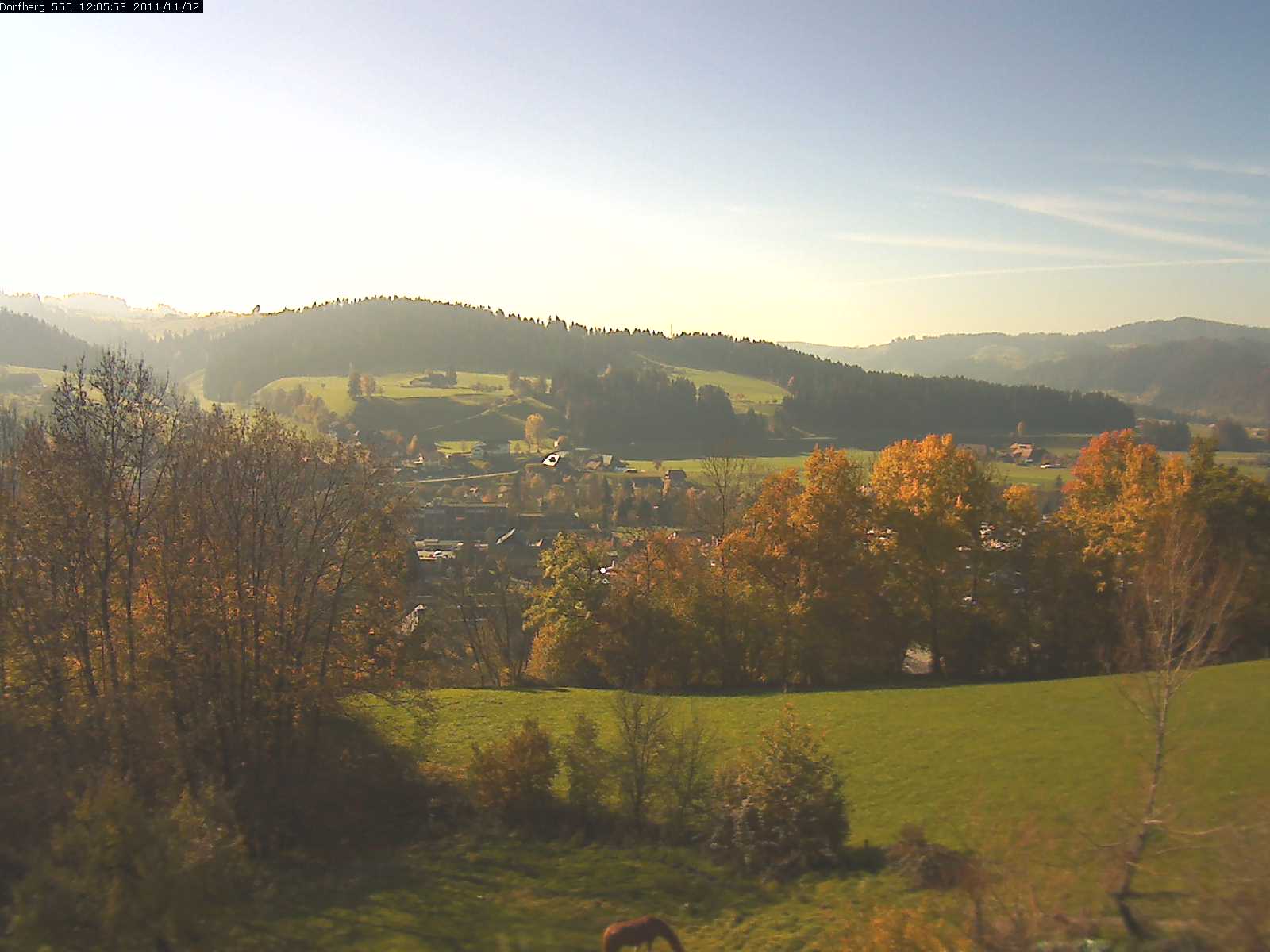 Webcam-Bild: Aussicht vom Dorfberg in Langnau 20111102-120600