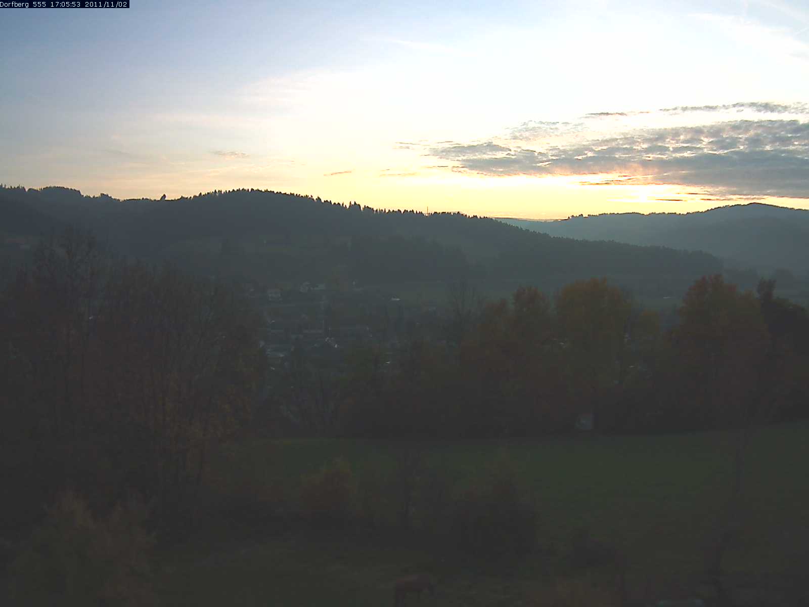 Webcam-Bild: Aussicht vom Dorfberg in Langnau 20111102-170600