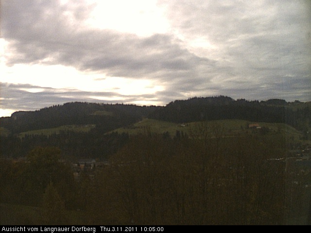 Webcam-Bild: Aussicht vom Dorfberg in Langnau 20111103-100500