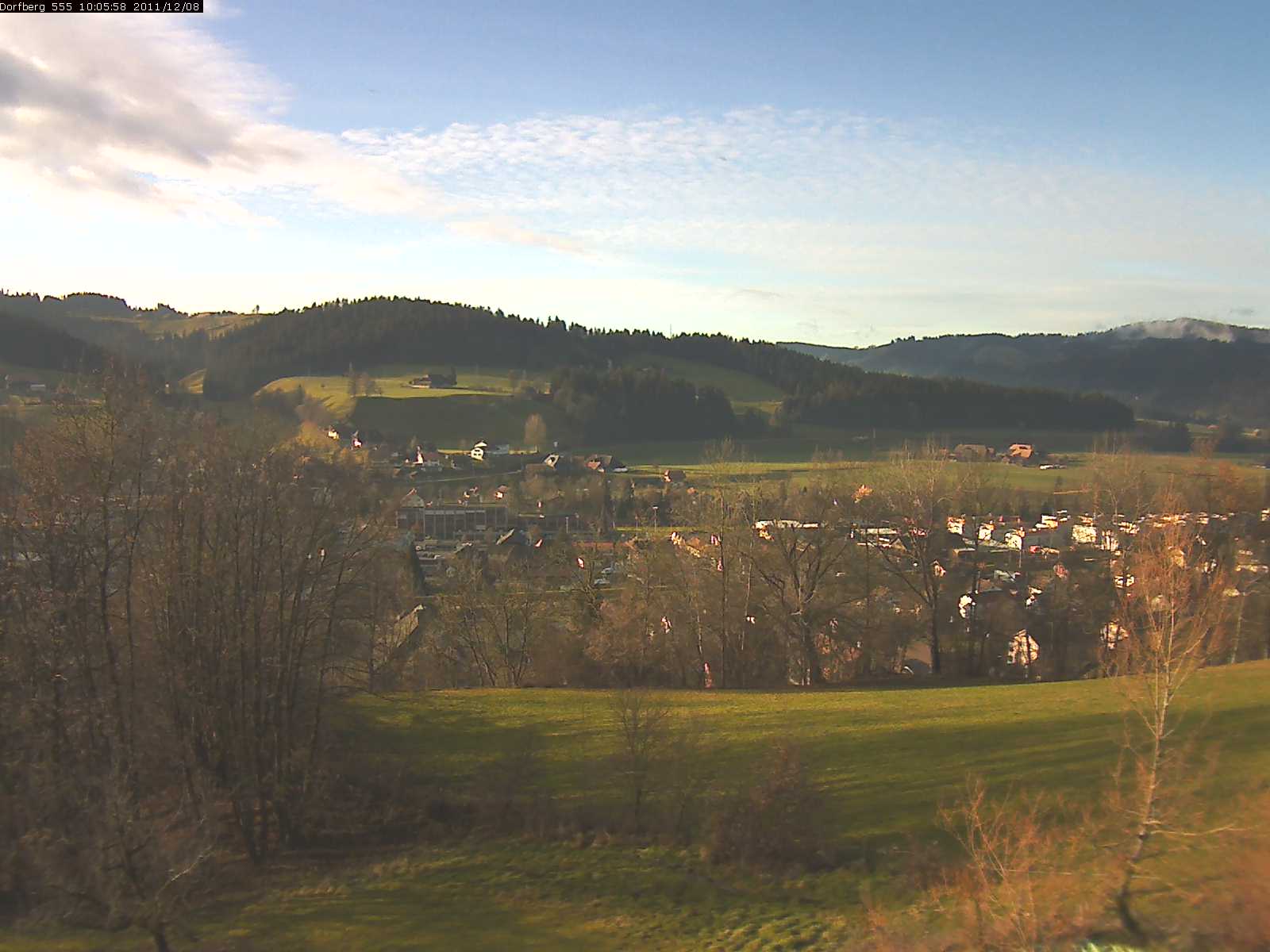 Webcam-Bild: Aussicht vom Dorfberg in Langnau 20111208-100600