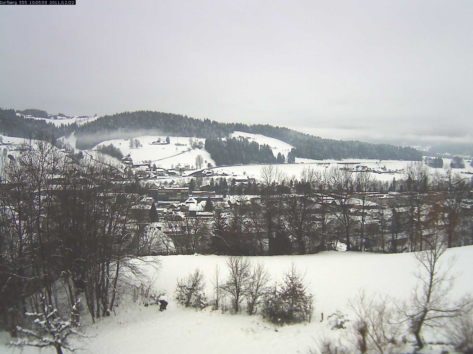 Webcam-Bild: Aussicht vom Dorfberg in Langnau 20111222-100600