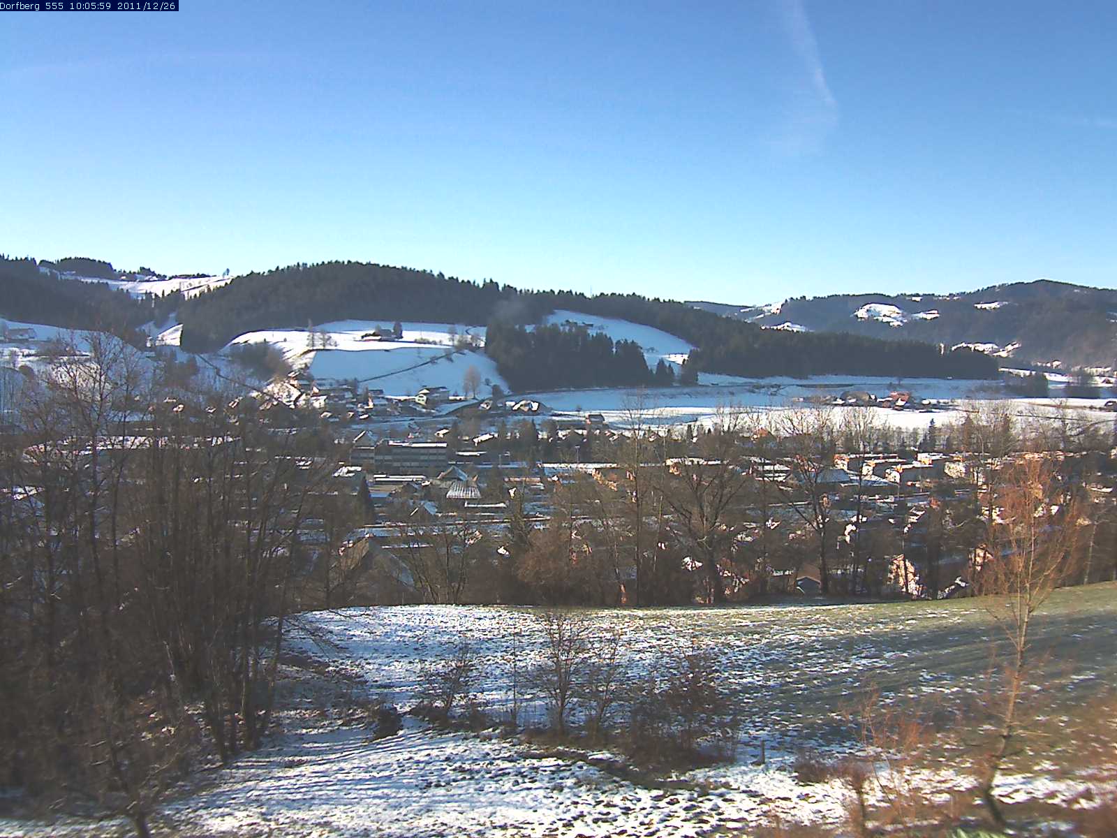 Webcam-Bild: Aussicht vom Dorfberg in Langnau 20111226-100600