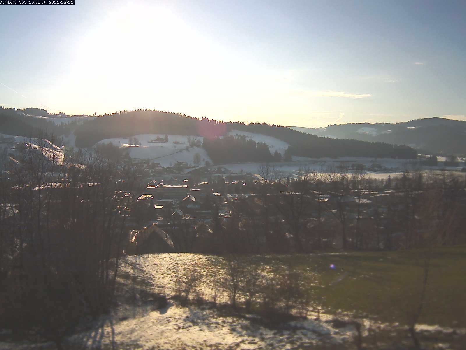 Webcam-Bild: Aussicht vom Dorfberg in Langnau 20111226-150600