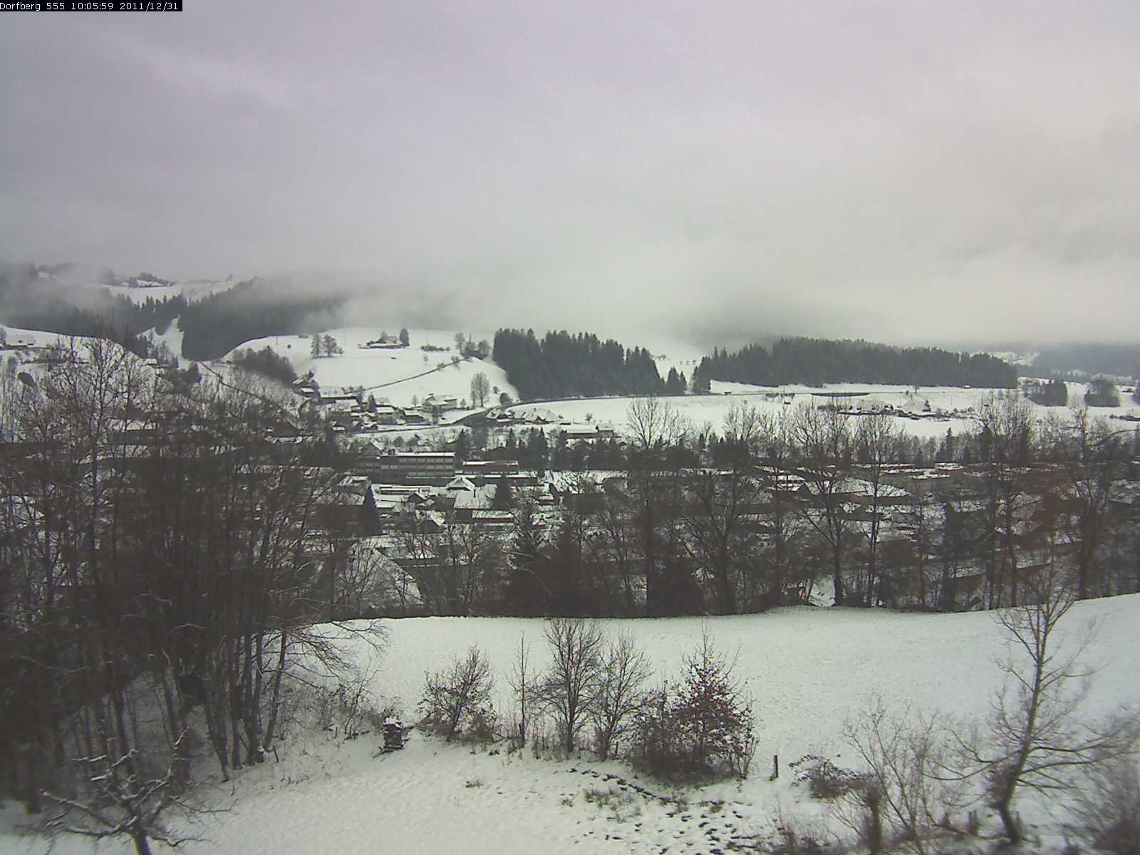 Webcam-Bild: Aussicht vom Dorfberg in Langnau 20111231-100600