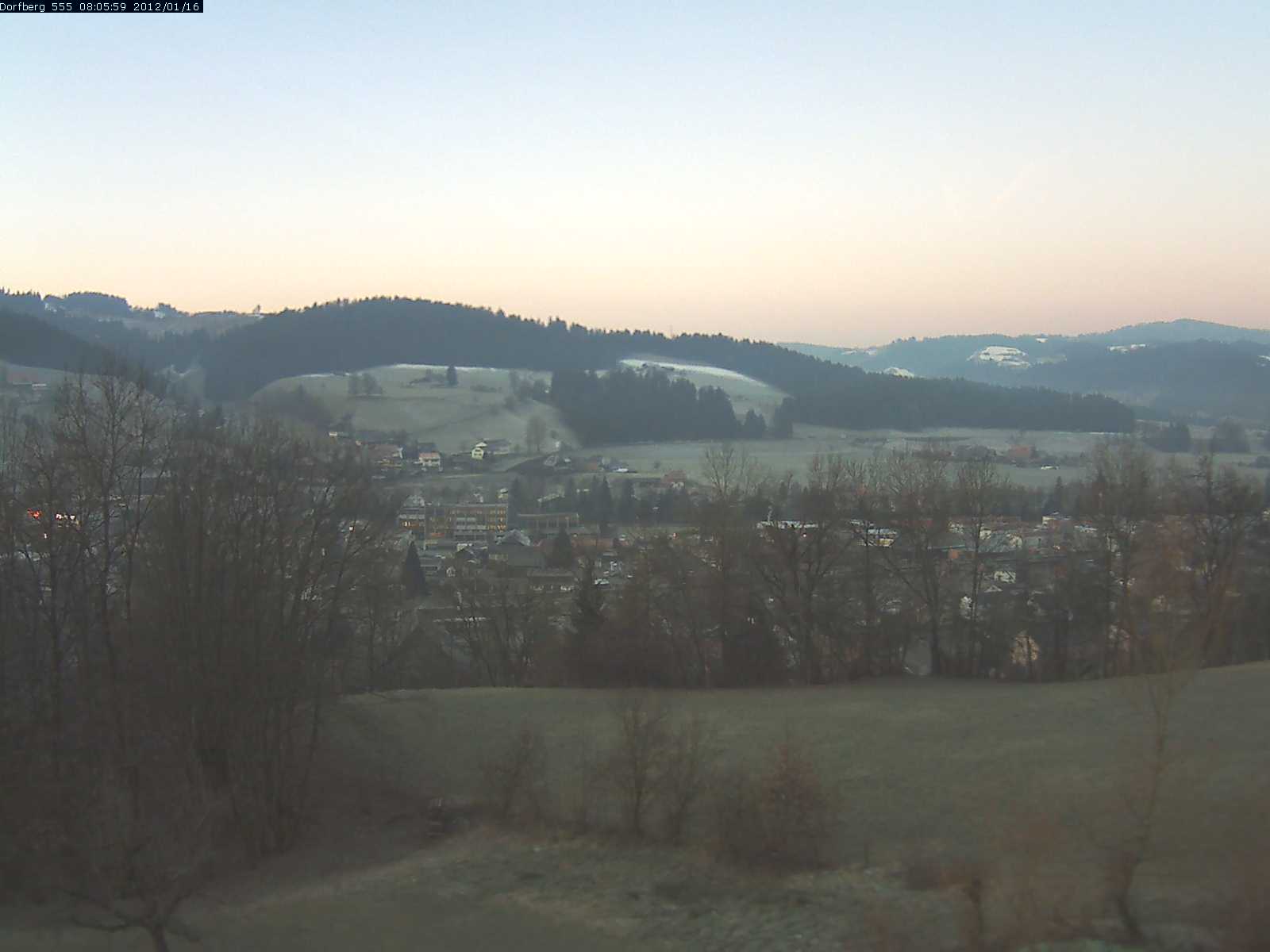 Webcam-Bild: Aussicht vom Dorfberg in Langnau 20120116-080600