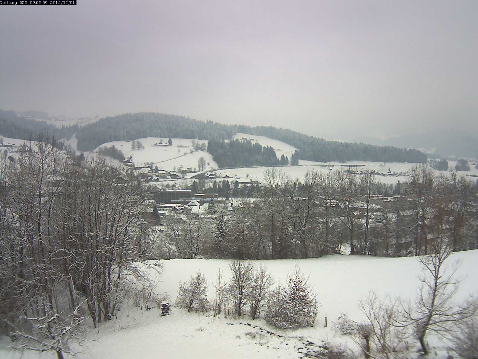 Webcam-Bild: Aussicht vom Dorfberg in Langnau 20120201-090600