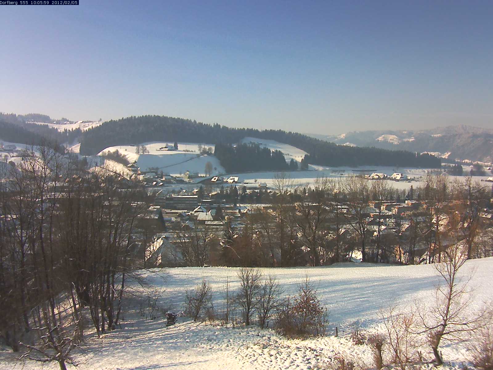 Webcam-Bild: Aussicht vom Dorfberg in Langnau 20120205-100600