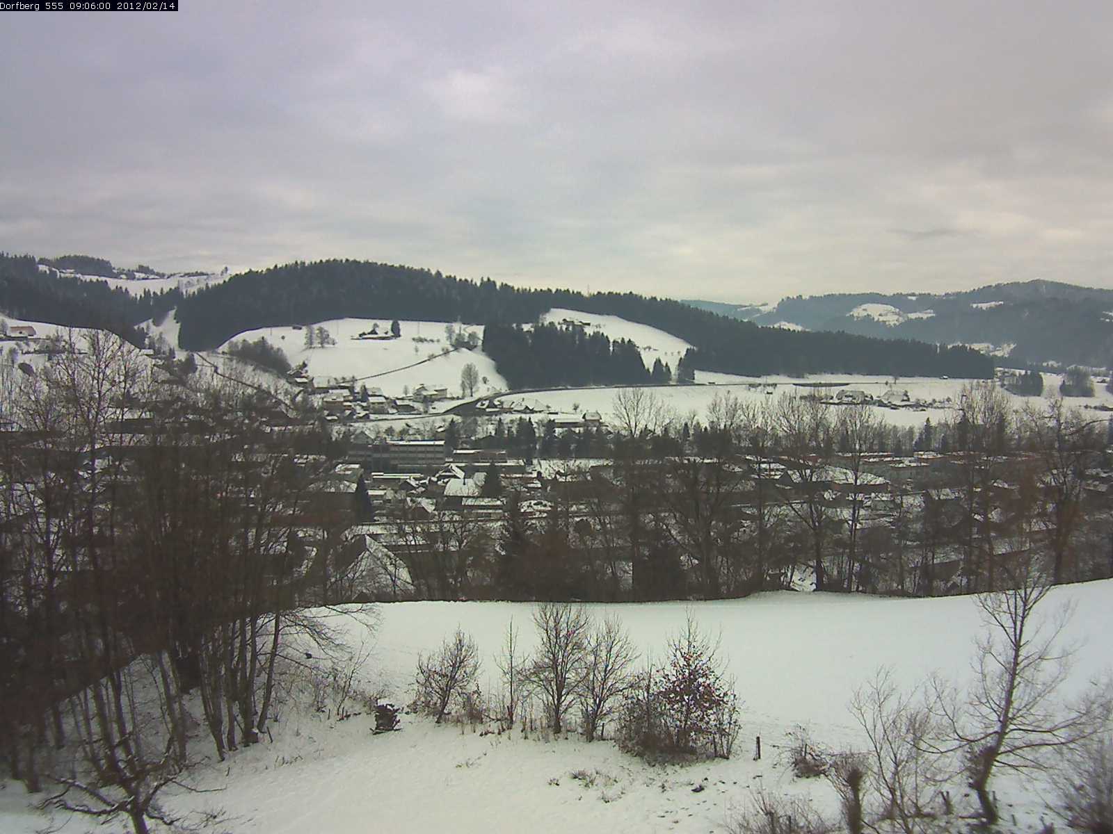 Webcam-Bild: Aussicht vom Dorfberg in Langnau 20120214-090600