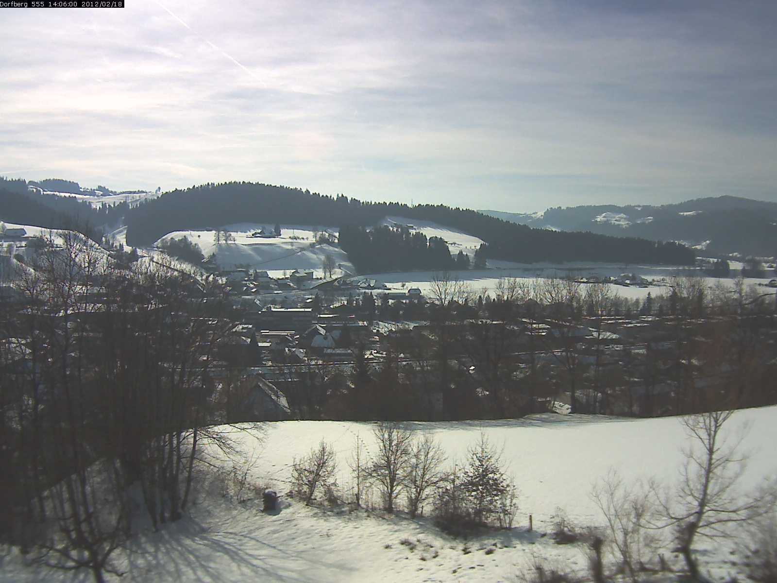 Webcam-Bild: Aussicht vom Dorfberg in Langnau 20120218-140600