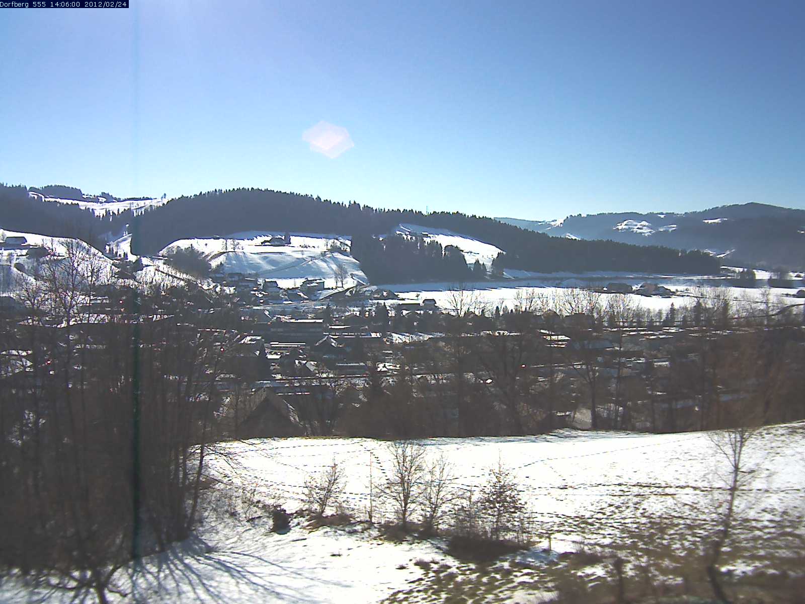 Webcam-Bild: Aussicht vom Dorfberg in Langnau 20120224-140600