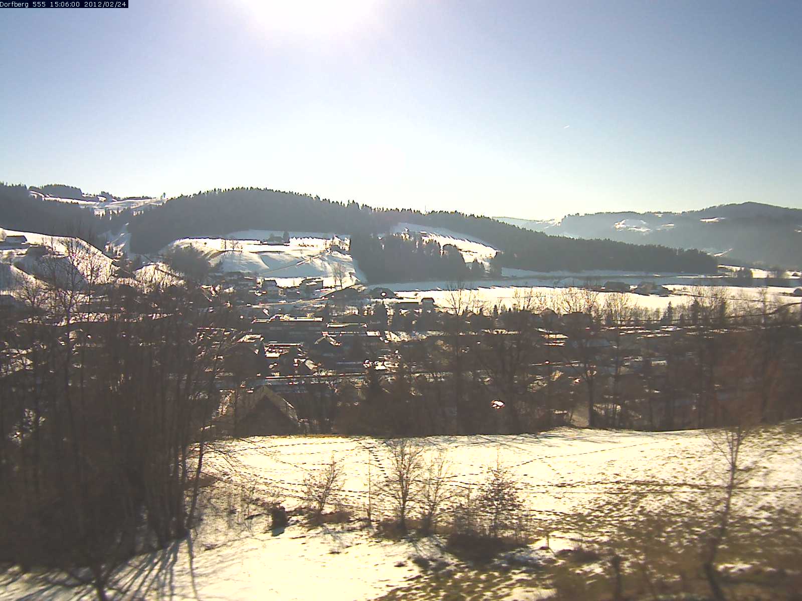 Webcam-Bild: Aussicht vom Dorfberg in Langnau 20120224-150600