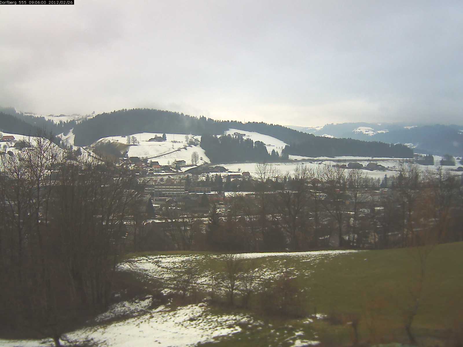 Webcam-Bild: Aussicht vom Dorfberg in Langnau 20120226-090600