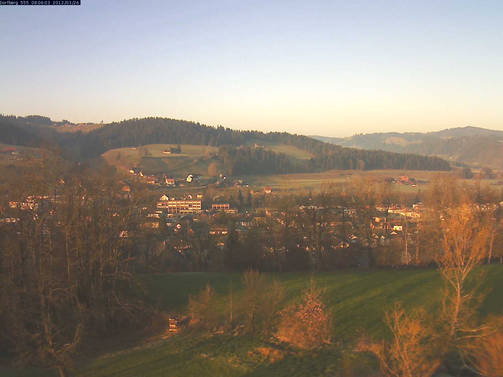 Webcam-Bild: Aussicht vom Dorfberg in Langnau 20120326-080600
