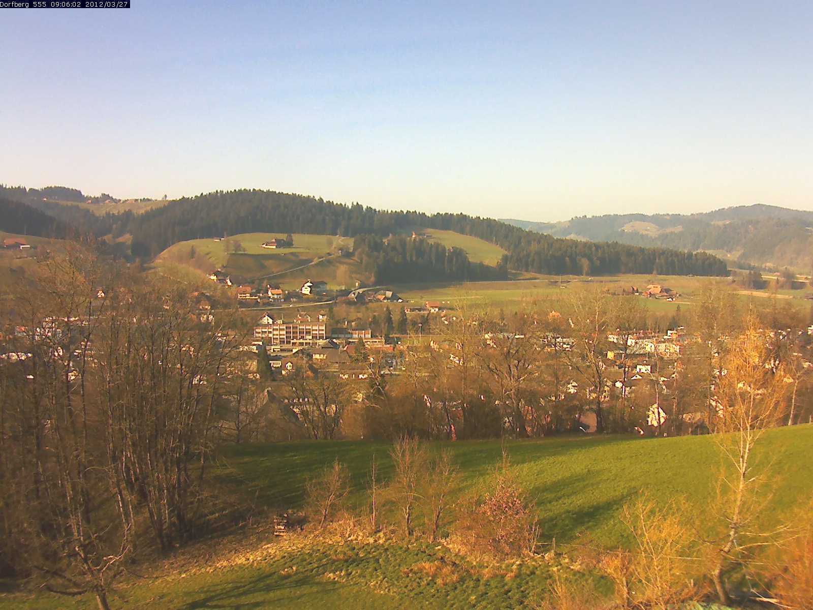 Webcam-Bild: Aussicht vom Dorfberg in Langnau 20120327-090600